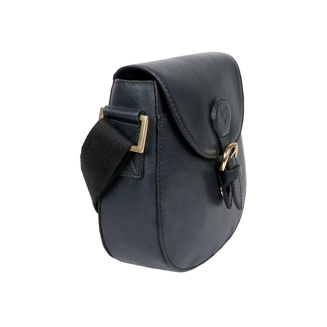 Pampas 01 Blue Leather Crossbody - Image 3