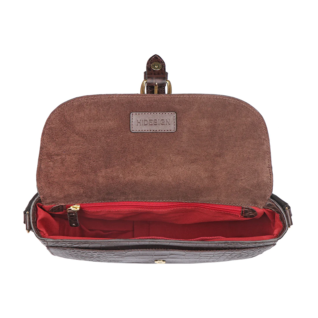 Paula 02 Brown Leather Crossbody - Image 6
