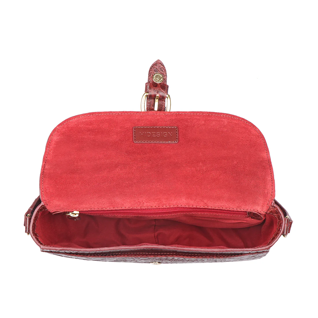 Paula 02 Red Leather Crossbody - Image 6