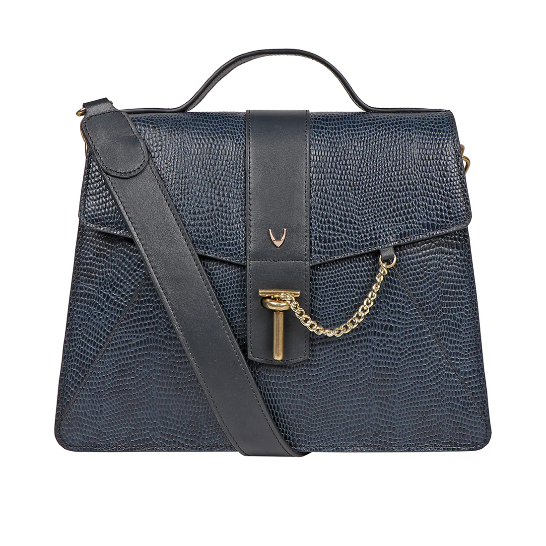 Peggy 03 Blue Leather Satchel - Image 2