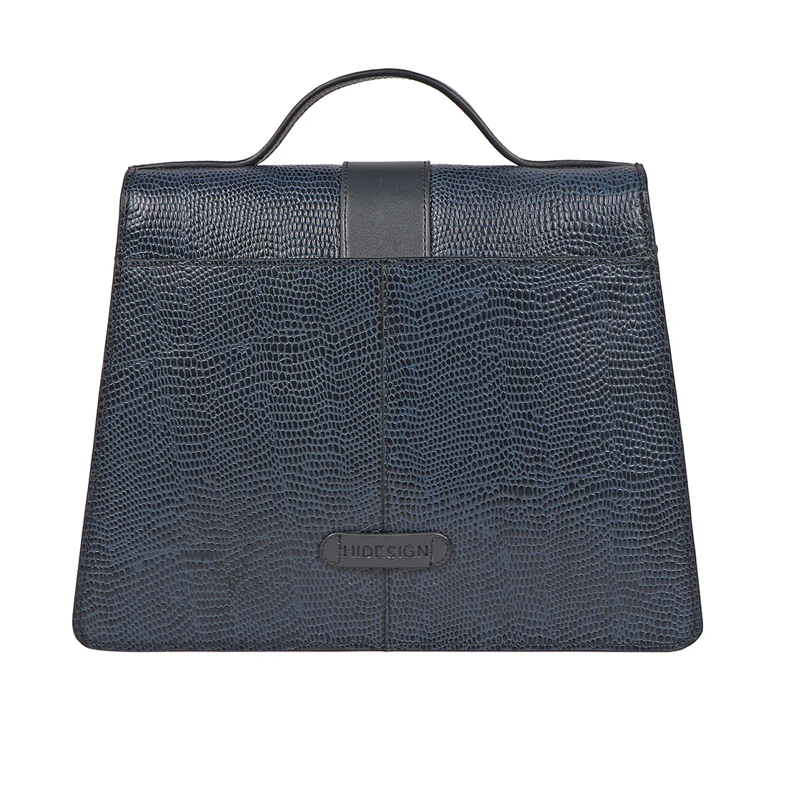 Peggy 03 Blue Leather Satchel - Image 4