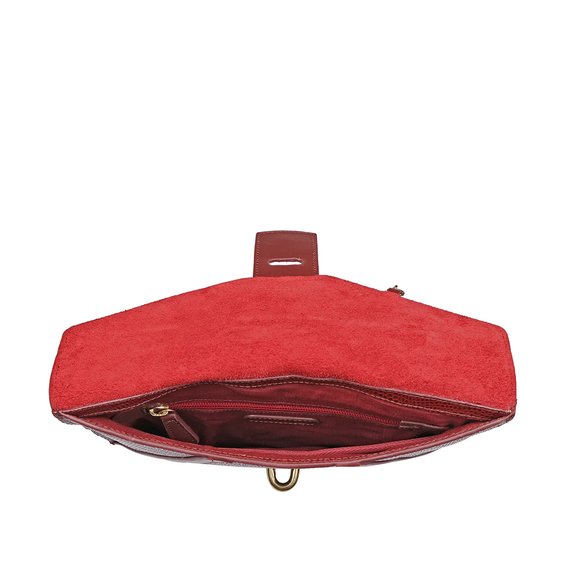 Peggy 04 Red Leather Clutch - Image 6