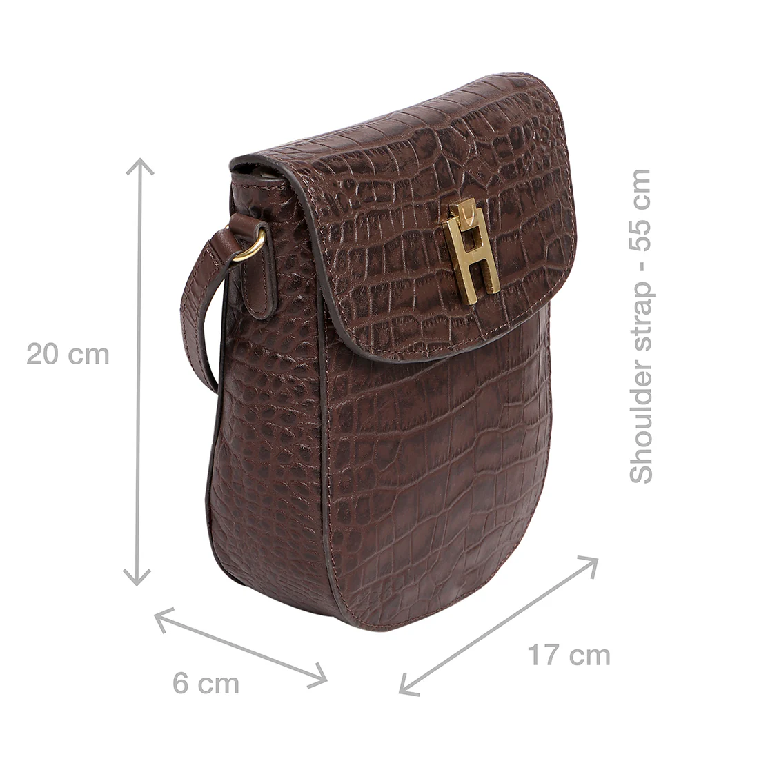 Peru 01 Brown Leather Crossbody - Image 3