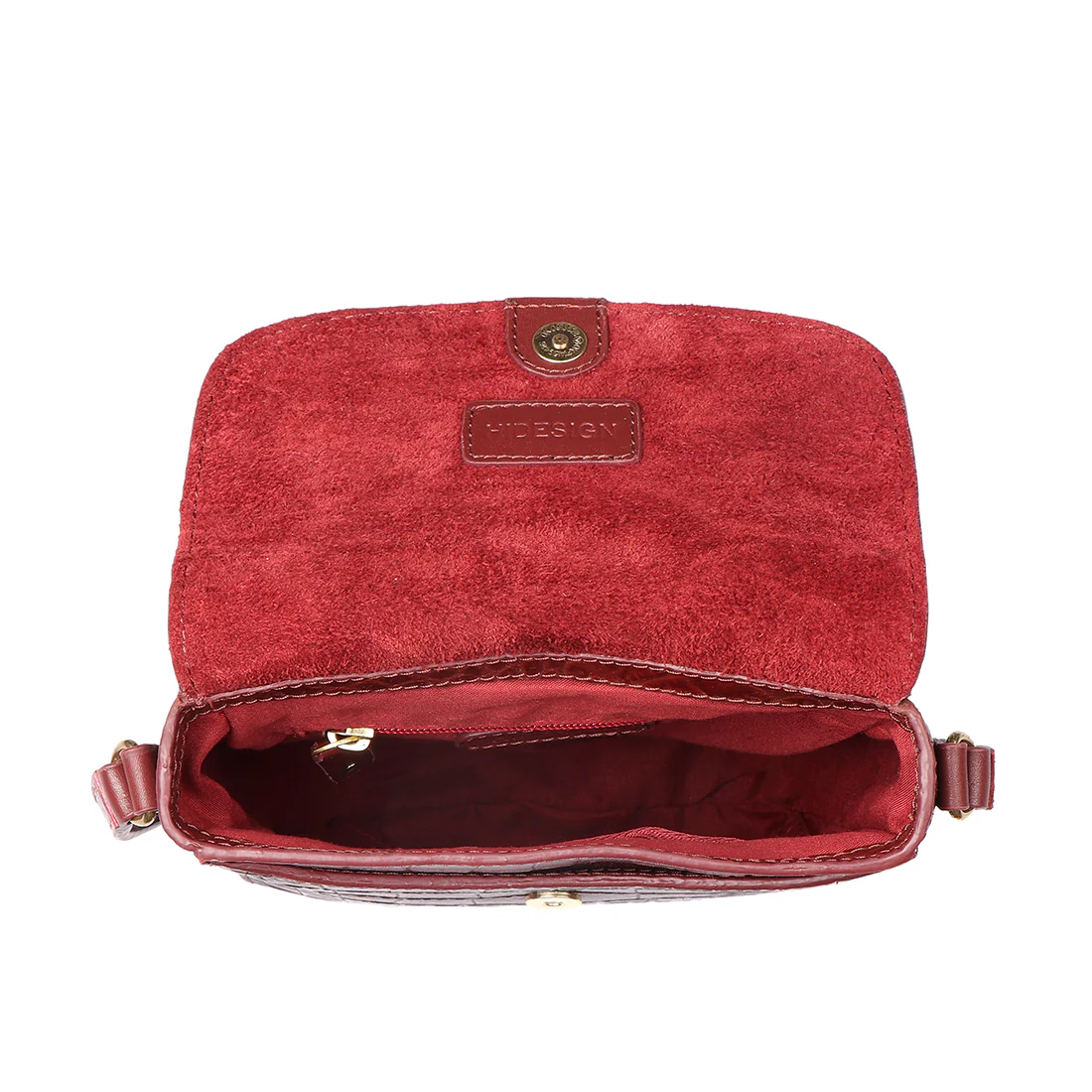 Peru 01 Red Leather Crossbody - Image 6
