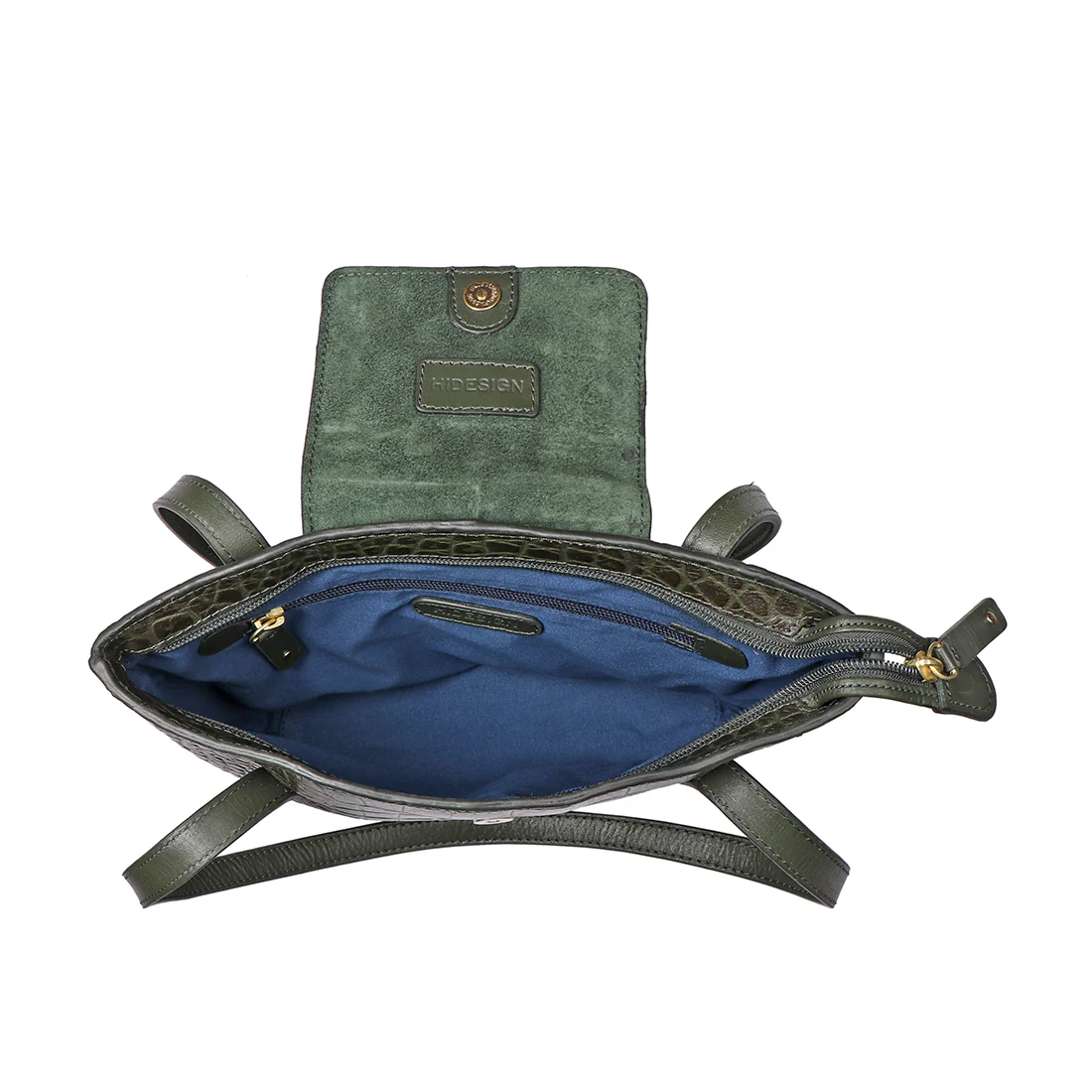 Peru 02 Green Leather Tote Bag - Image 6