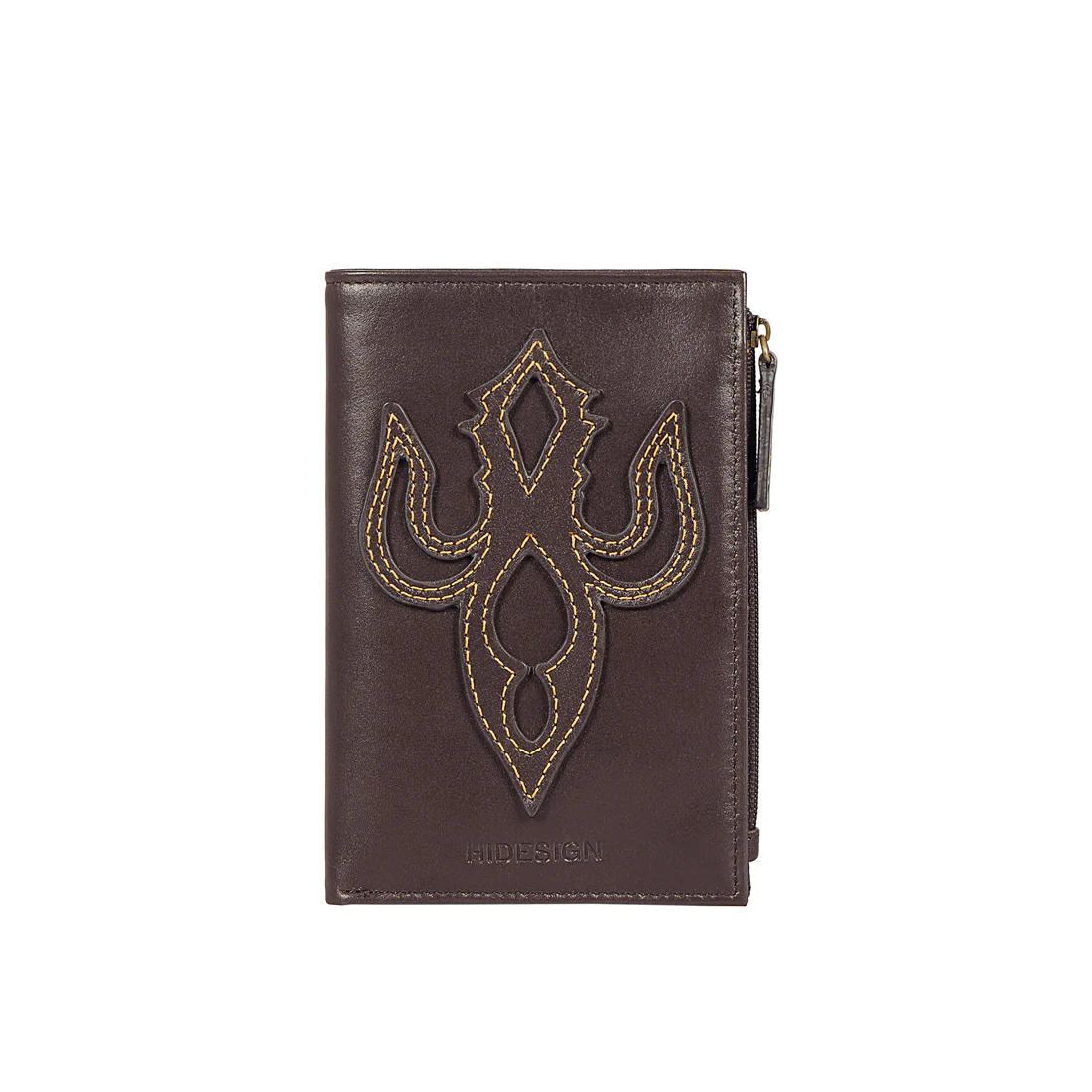Peyote W1 Brown Leather Passport Holder - Image 3