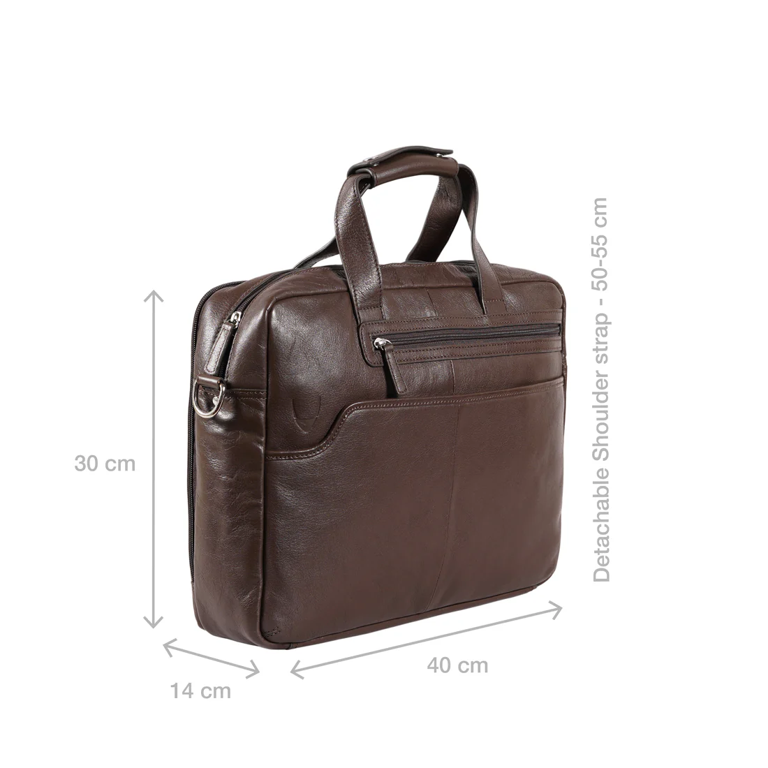 Phaeton 01 Brown Leather Briefcase - Image 2