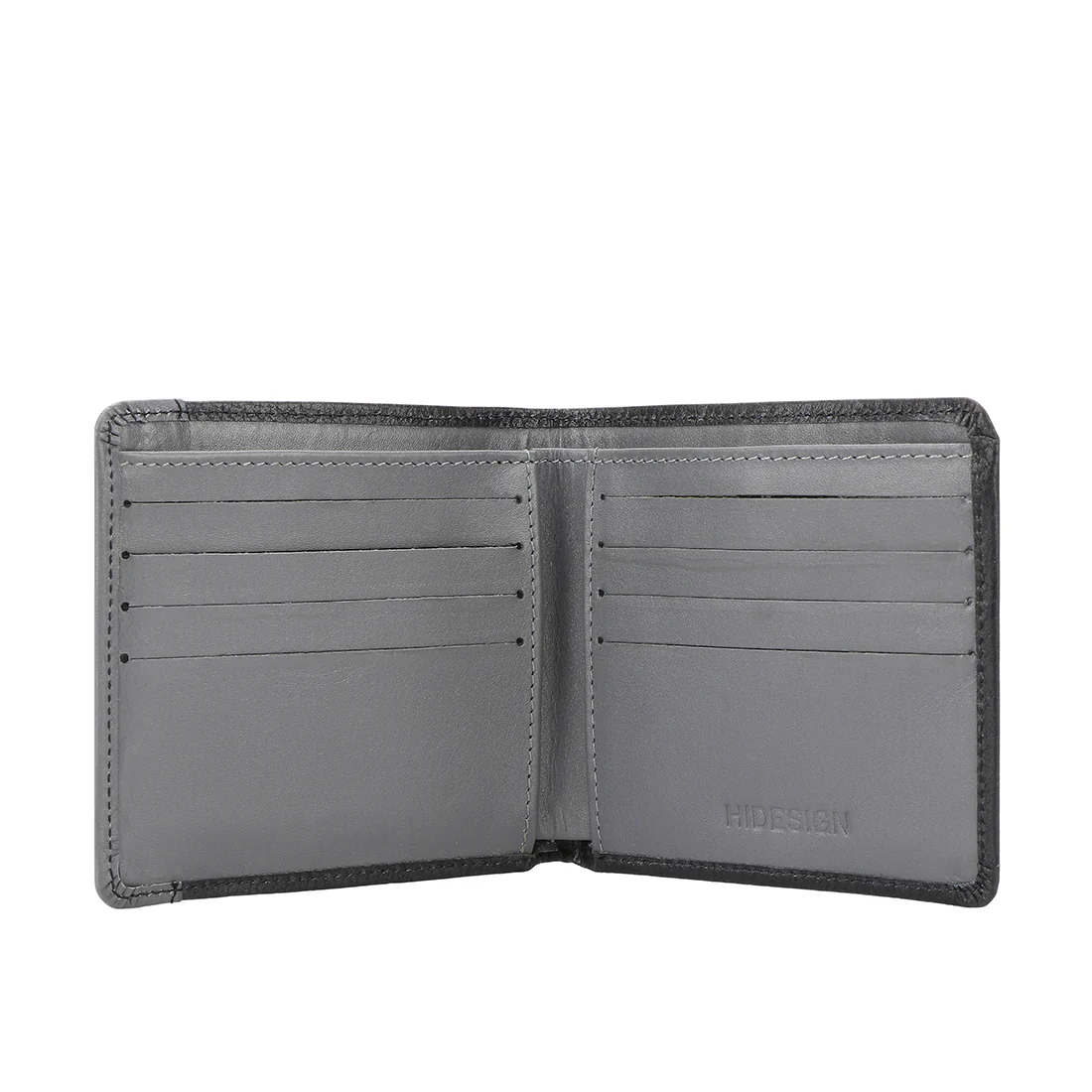 Pluto W1 Black Leather Bi-Fold Wallet - Image 2