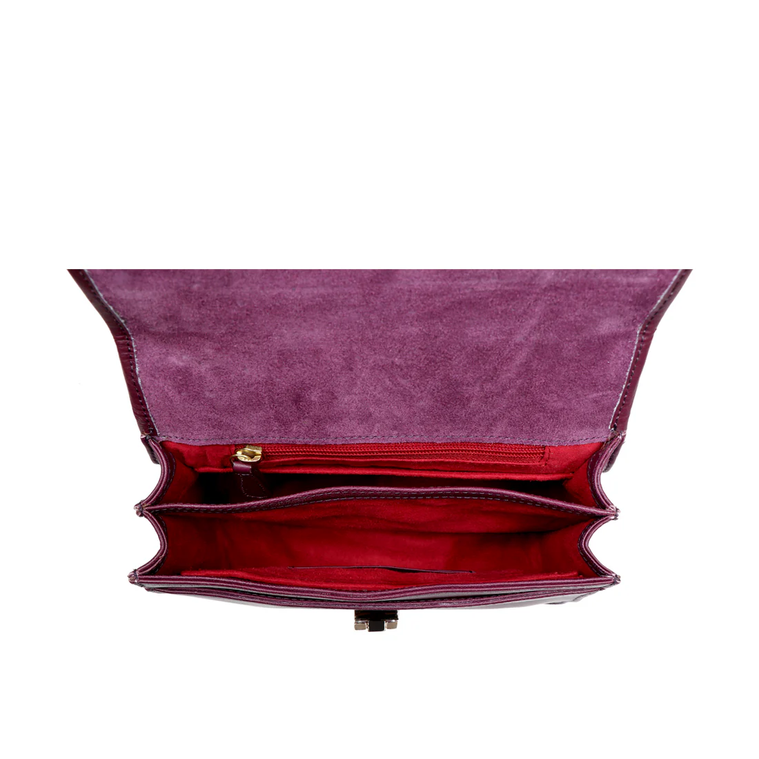 Pop 02 Purple Leather Satchel - Image 5