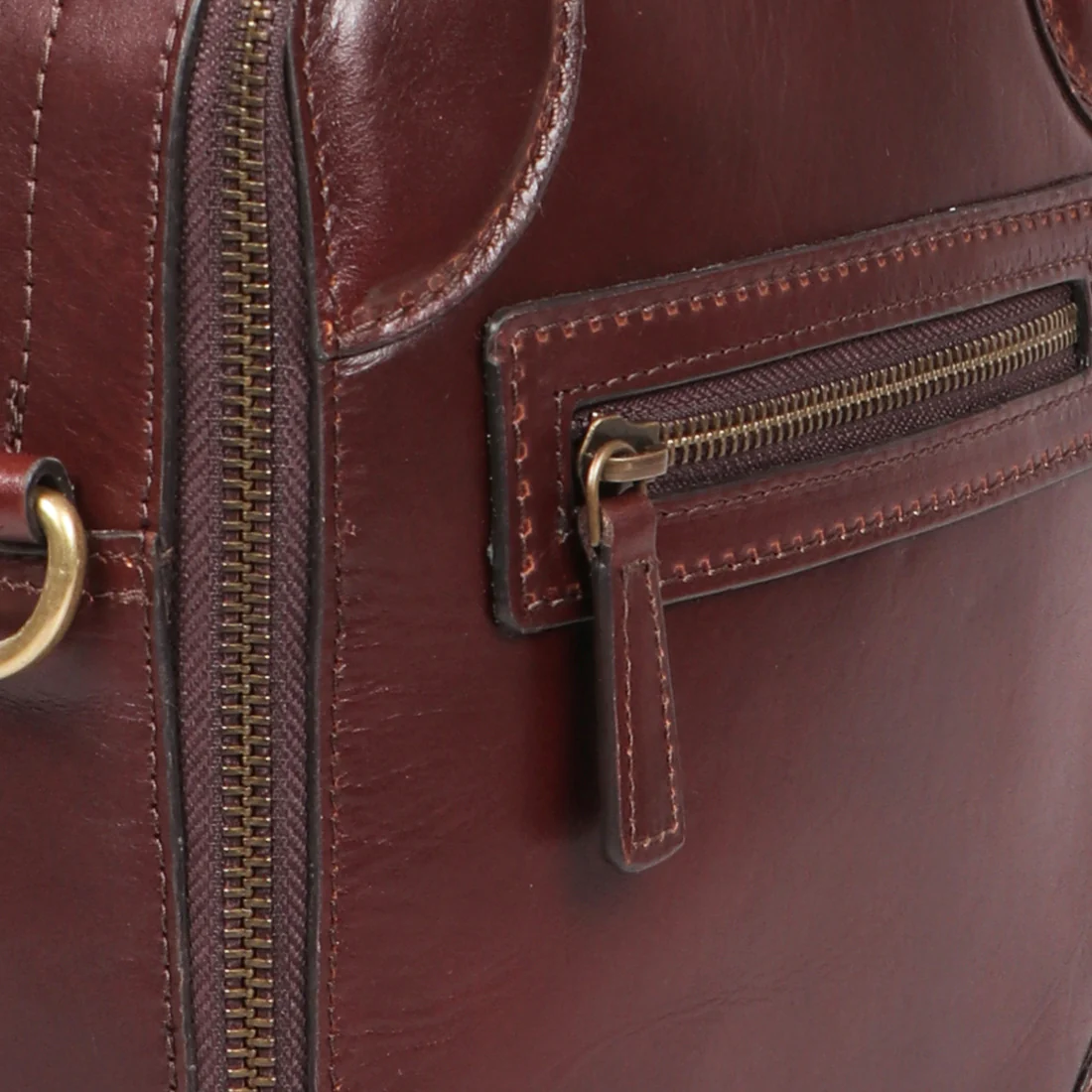 Protect 02 Brown Leather  Crossbody - Image 5