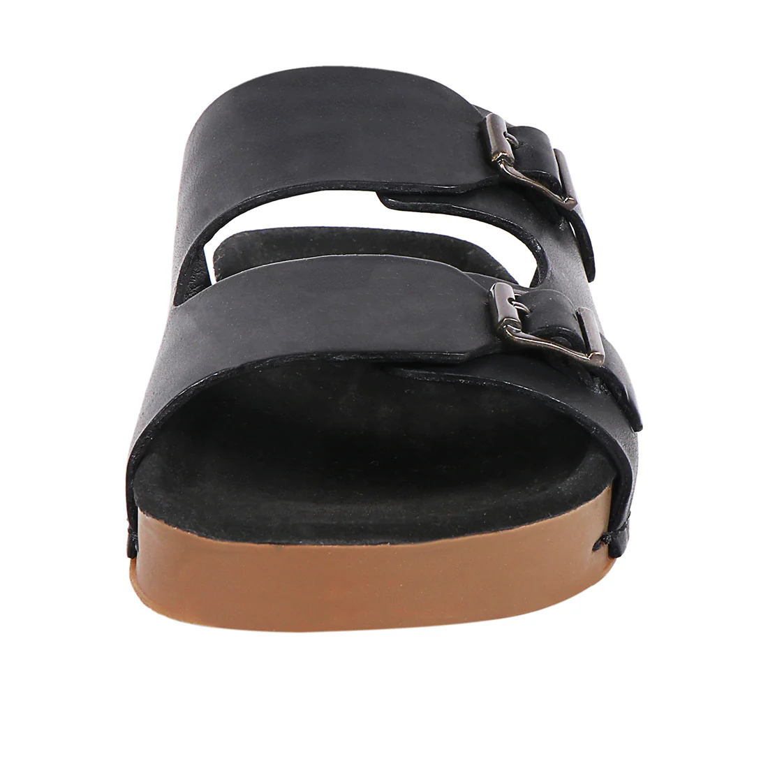 Puerto Rico Women's Black Leather Sandals - Image 2