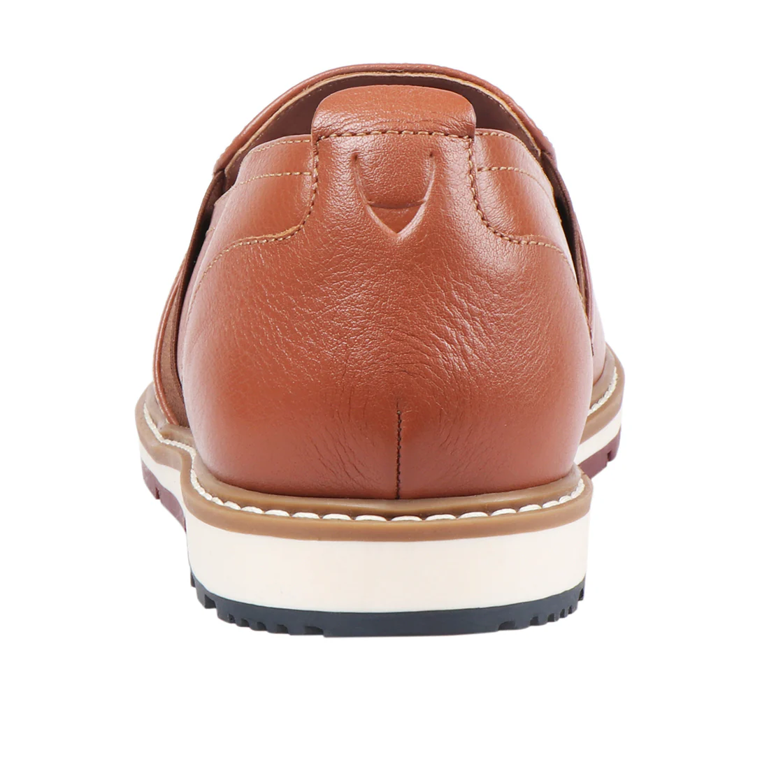 Quebec Men's Tan Leather Slip On - Image 4