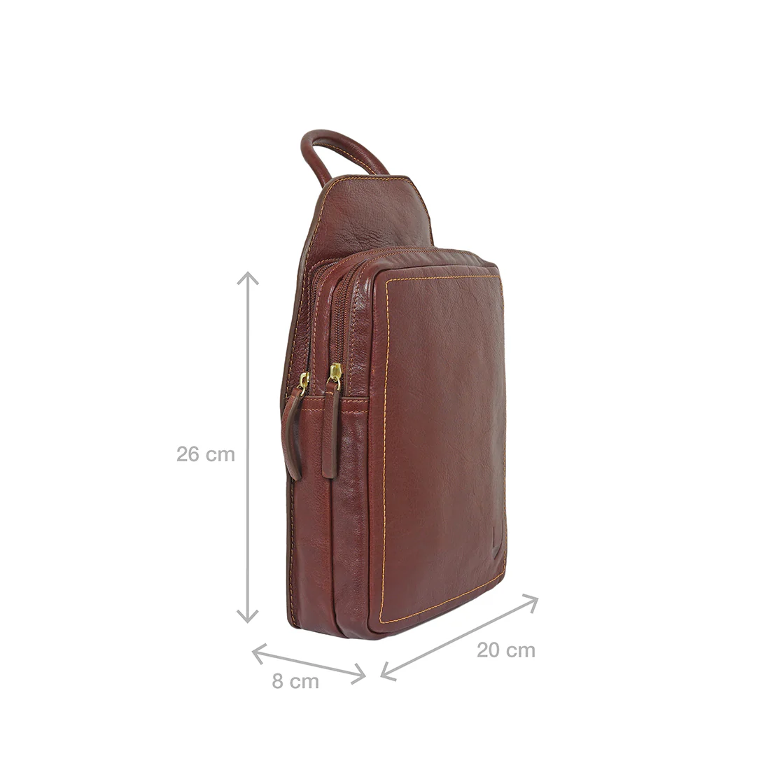 Rambler 02 Tan Leather Crossbody - Image 3