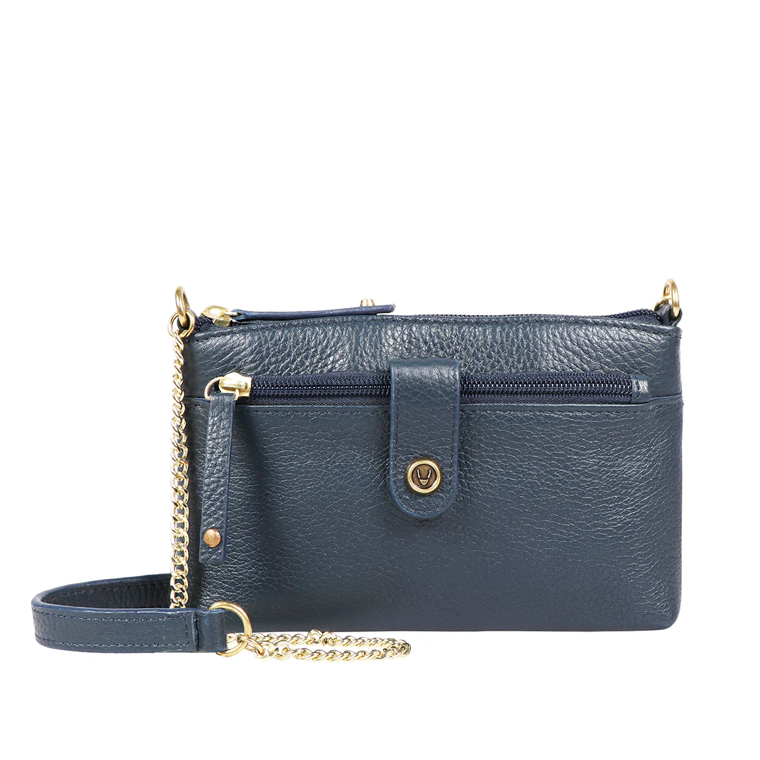 Redwood W1 Blue Leather Sling Wallet - Image 2