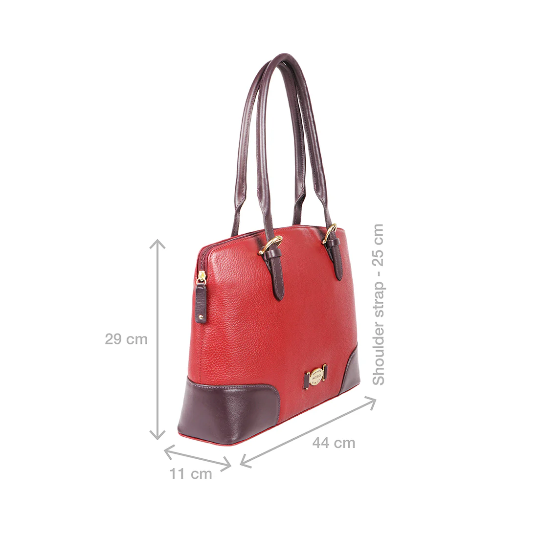Redwood Marsala Leather Tote Bag - Image 3