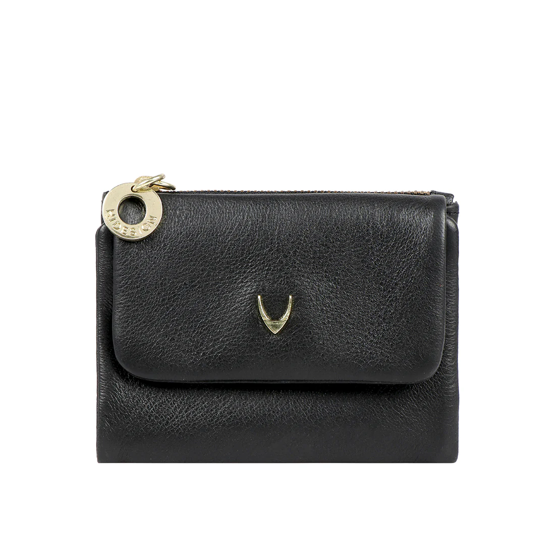 Rennes Black Leather Trifold Wallet - Image 2