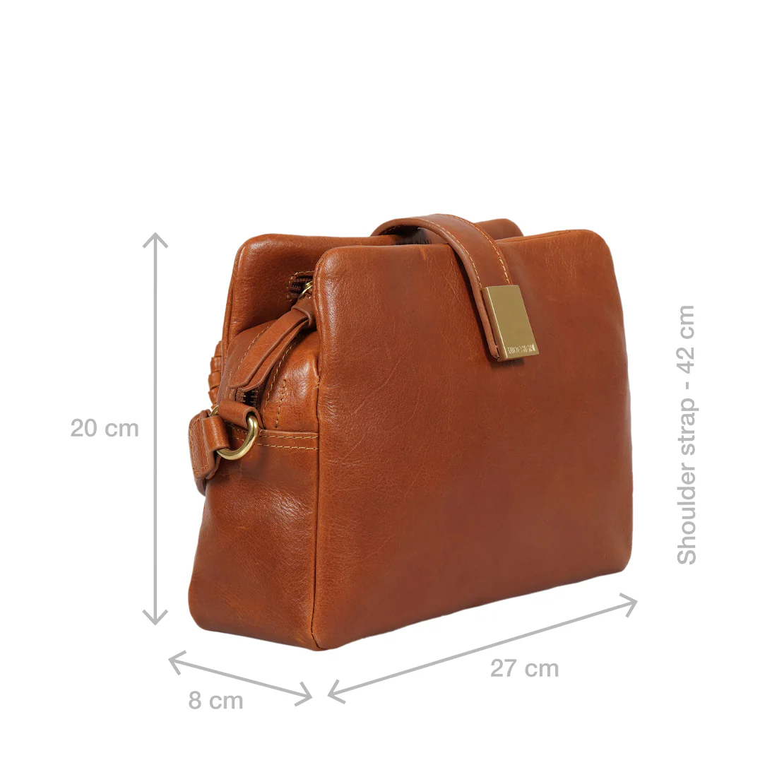 Resort 01 Tan Leather Crossbody - Image 3