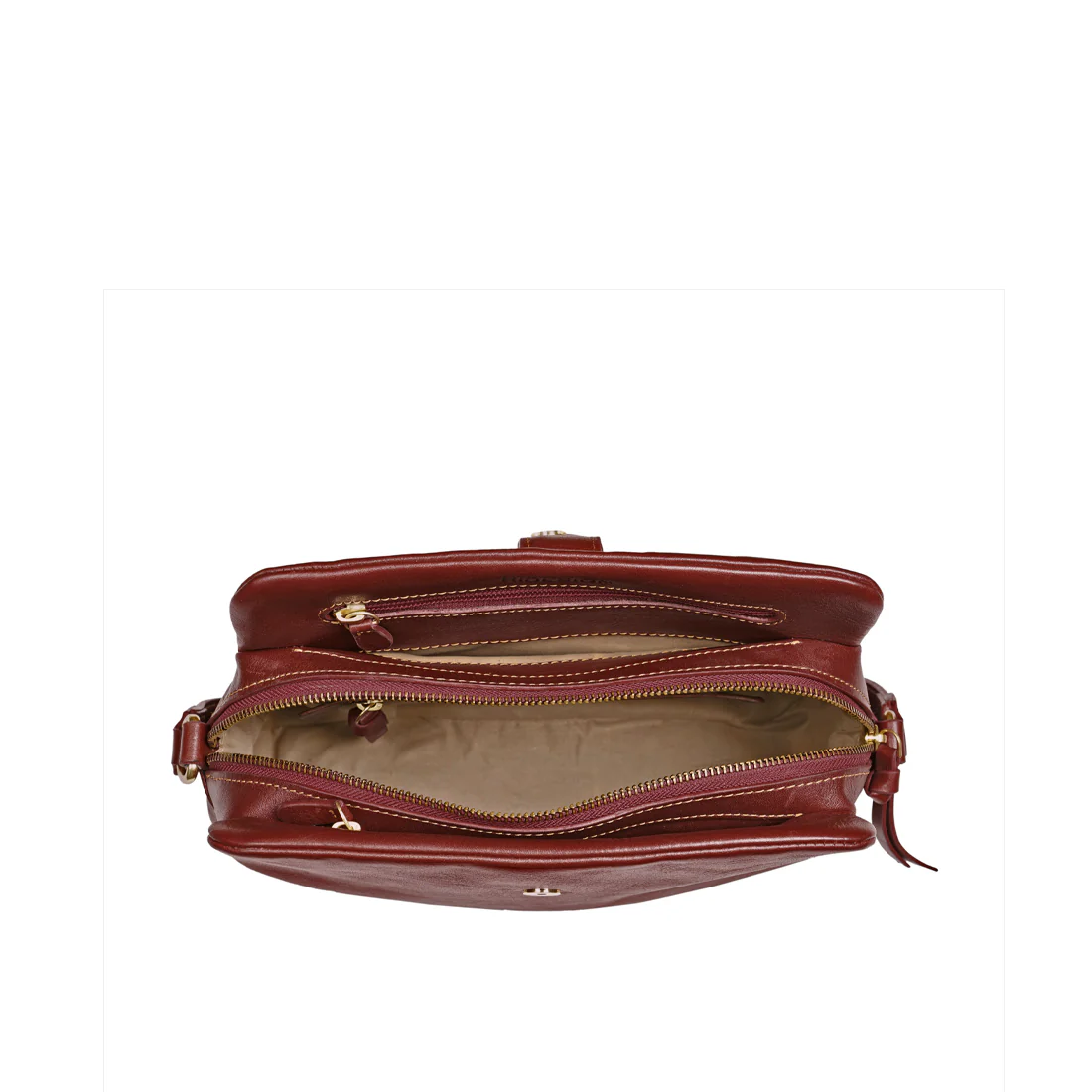 Resort 01 Red Leather Crossbody - Image 6