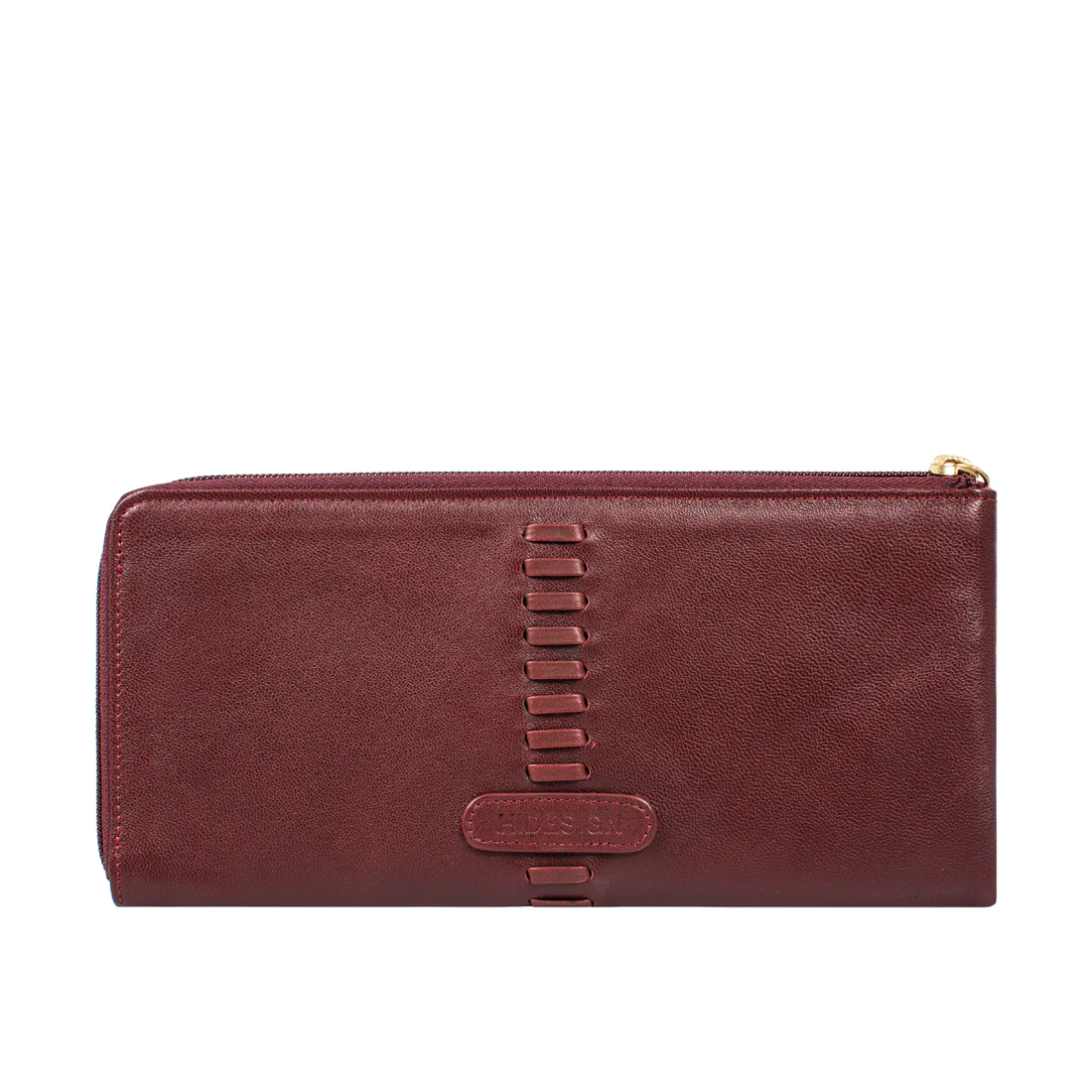 Rhubarb W2 Marsala Leather Zip Around Wallet - Image 4