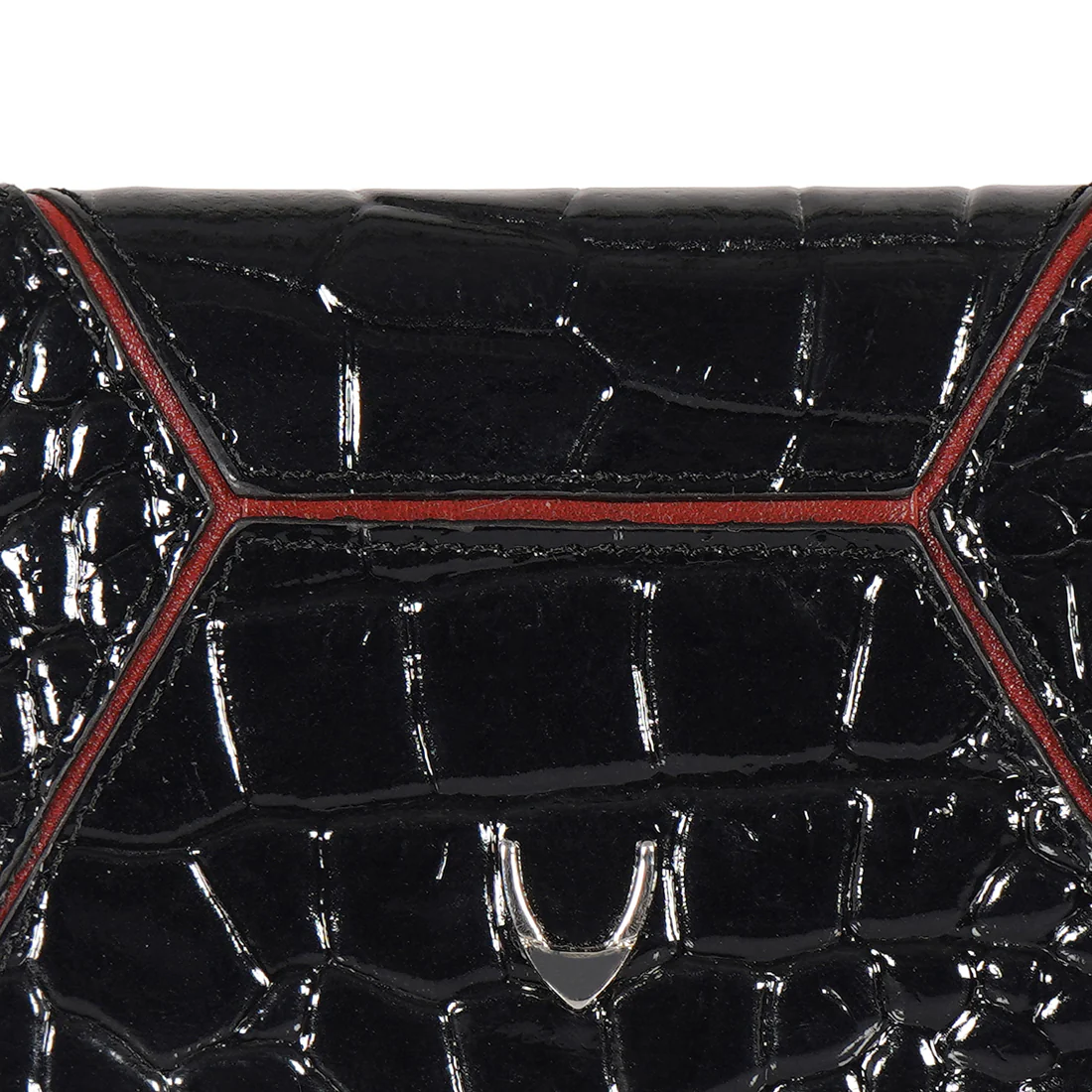 Rin Rin W1 Black Leather Trifold Wallet - Image 7