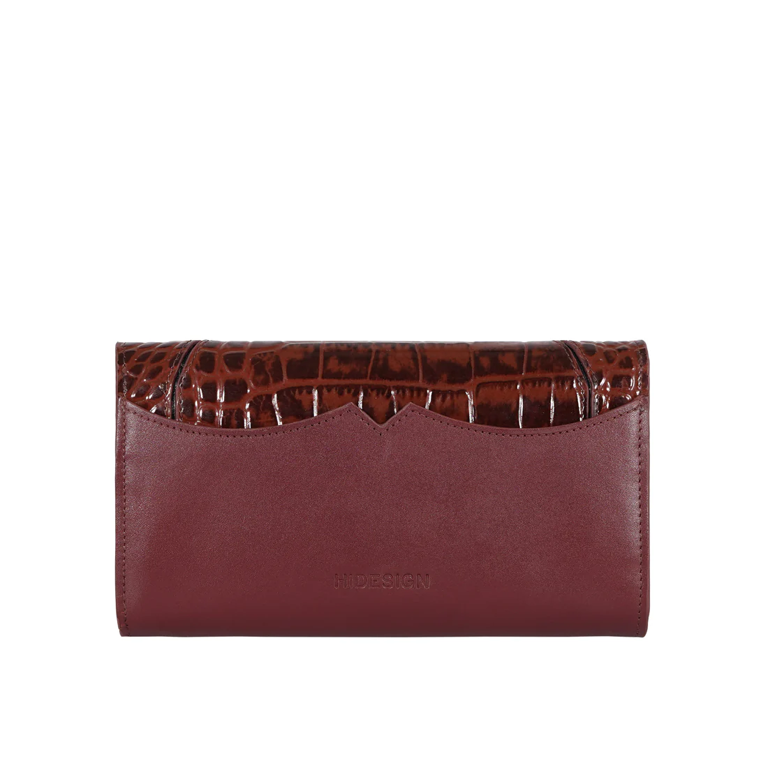 Rin Rin W2 Red Leather Bi-Fold Wallet - Image 4
