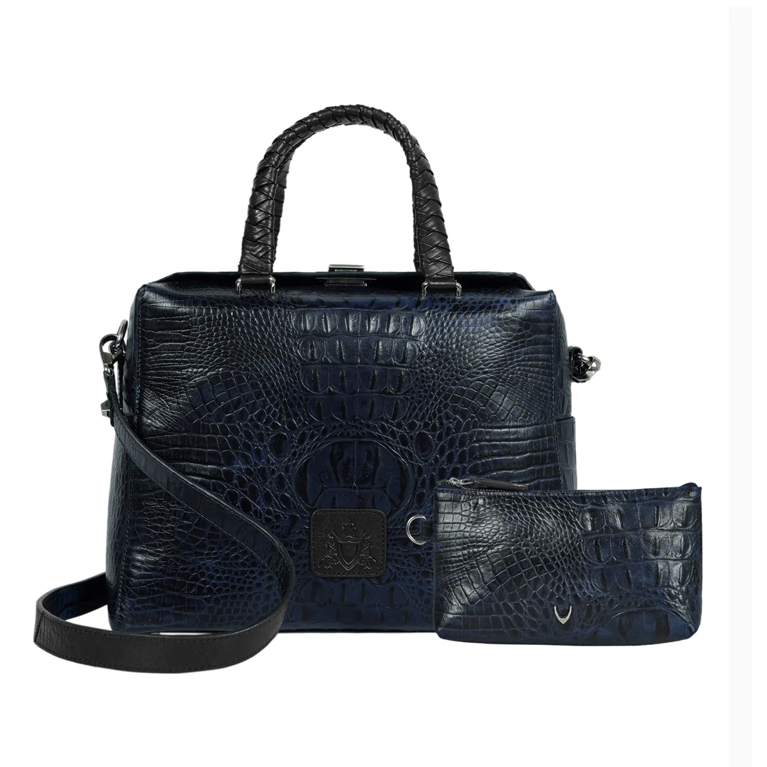 Ritz 02 Blue Leather Sling Bag - Image 2