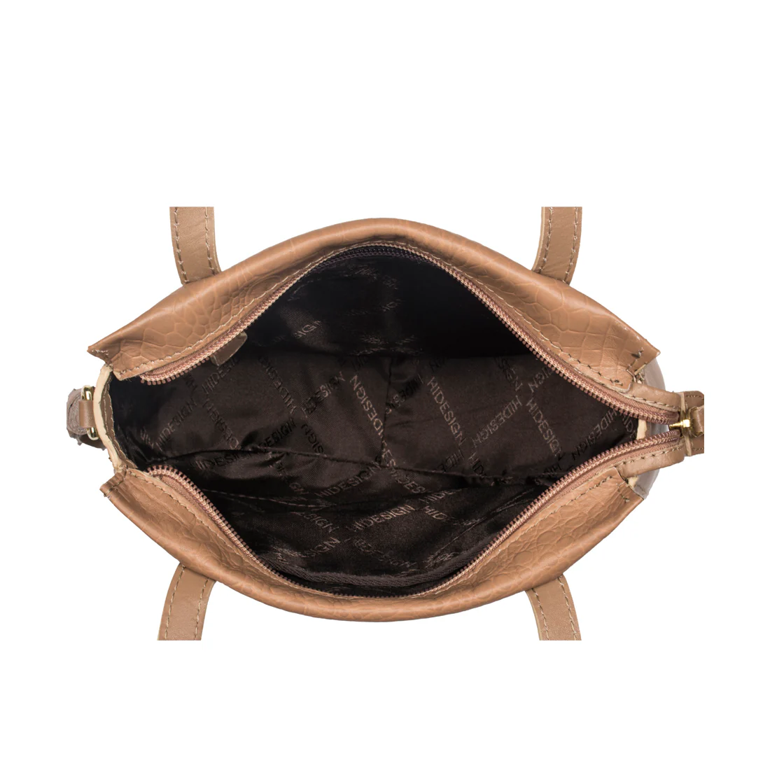 Rive Gauche 02 Nude Leather Shoulder Bag - Image 4