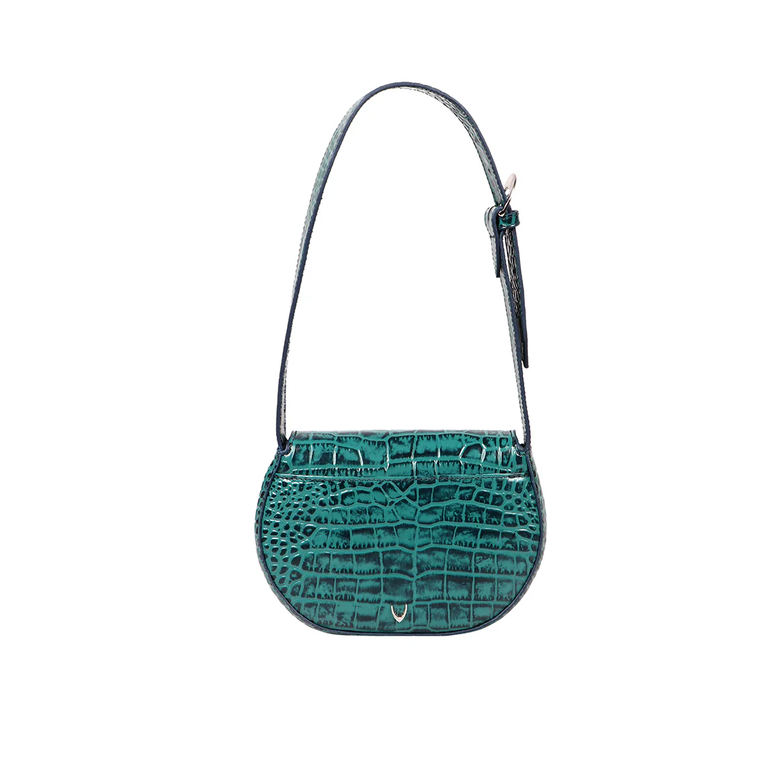 Rivoli Blue Leather Shoulder Bag - Image 4