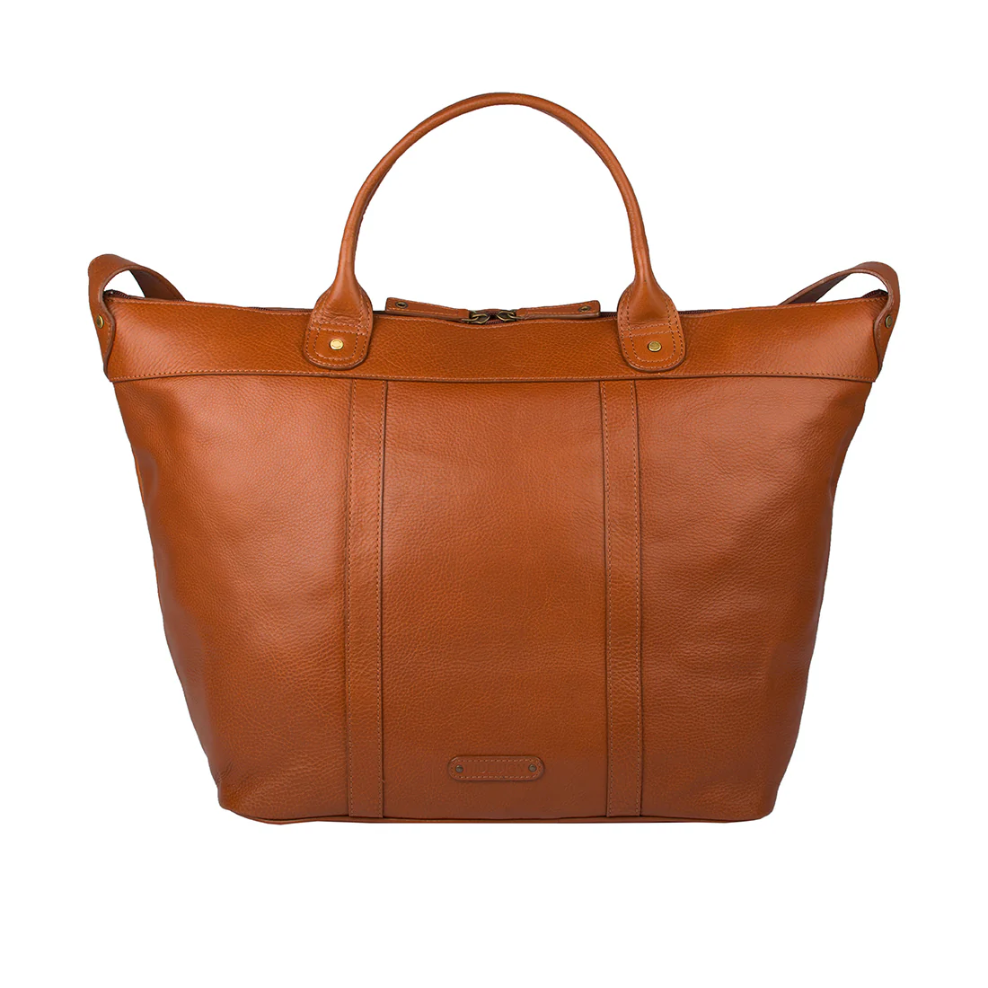 Roberto Tan Leather Duffle Bag - Image 3