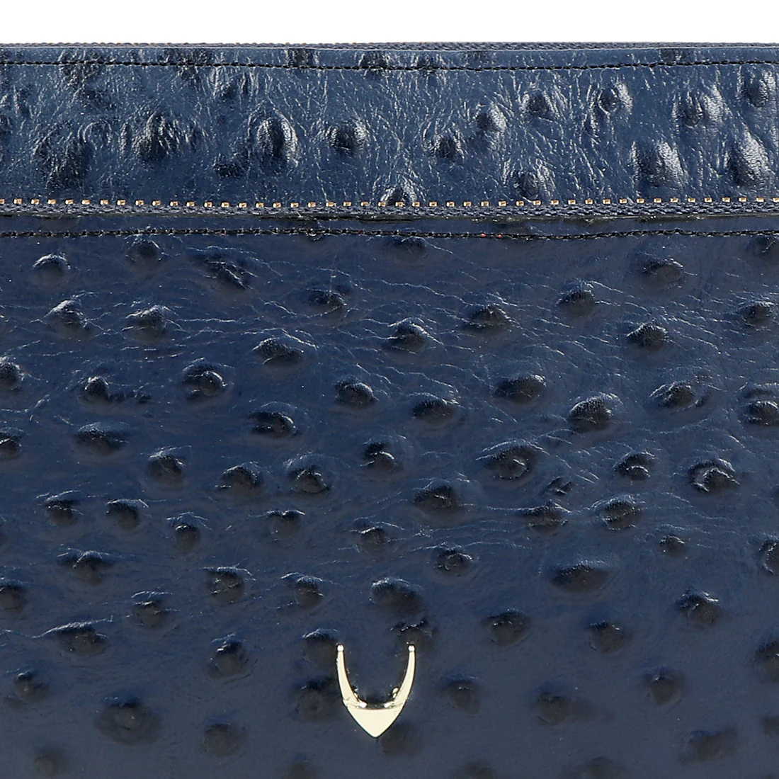 Romance W1  Blue Leather Zip Around Wallet - Image 5