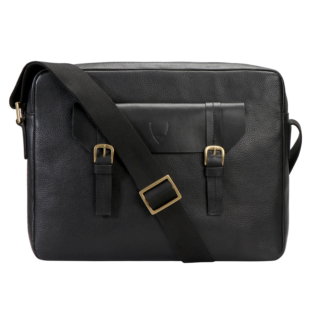 Ronaldo 02 Sb Black Leather Crossbody