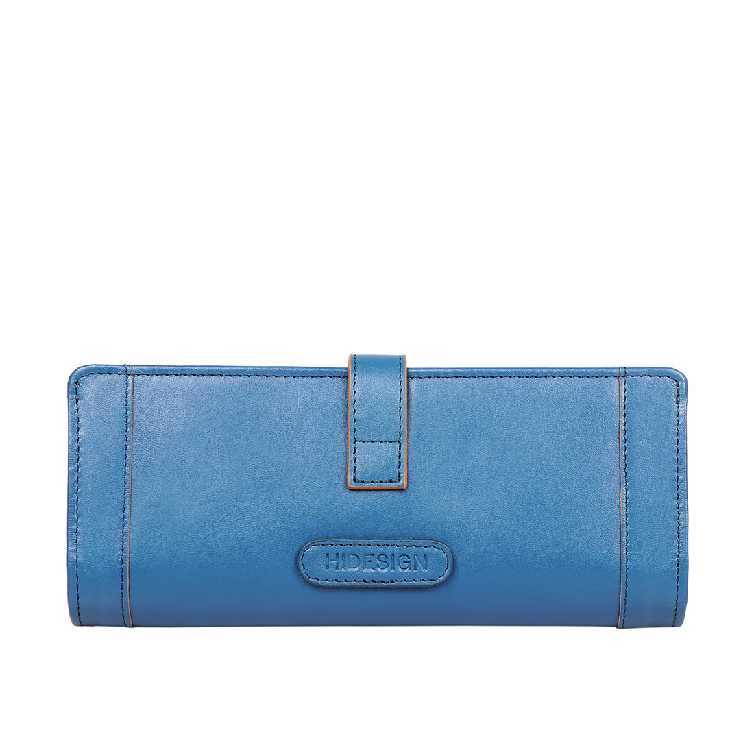 Rosa W1 Blue Leather Bi-Fold Wallet - Image 6