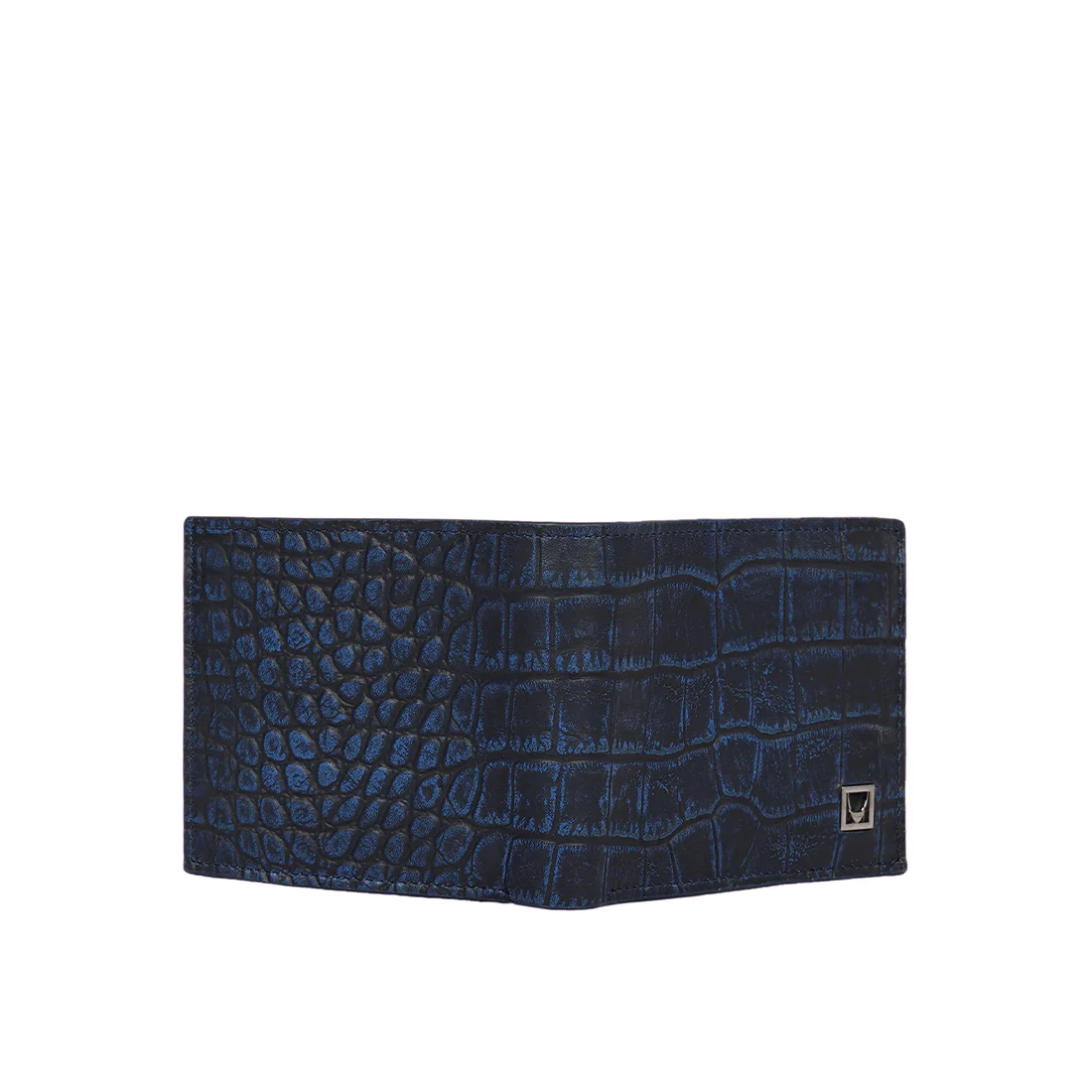 Rover W2 Blue Leather Bi-Fold Wallet - Image 4