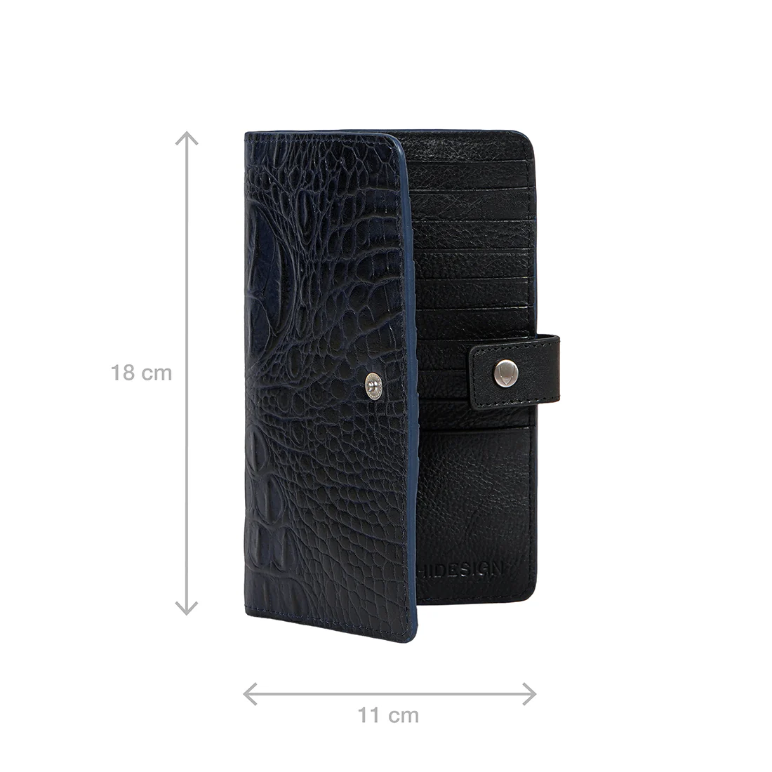 Rover W4 Blue Leather Passport Holder - Image 6