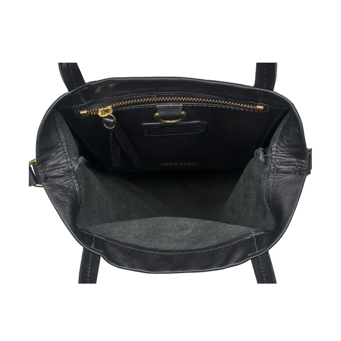Roxanne Black Leather Satchel - Image 4