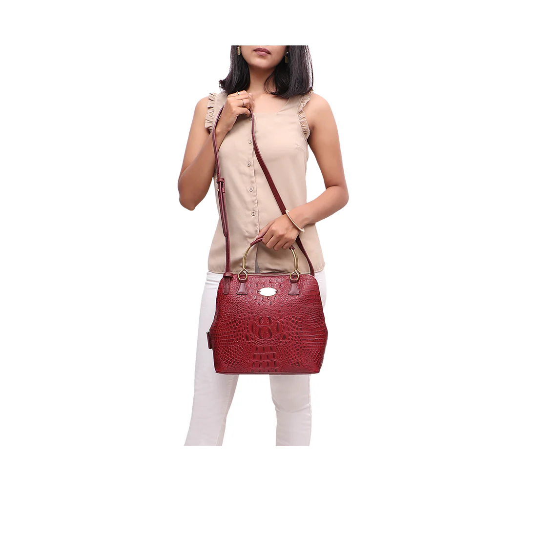 Royale 02 Marsala Leather Satchel