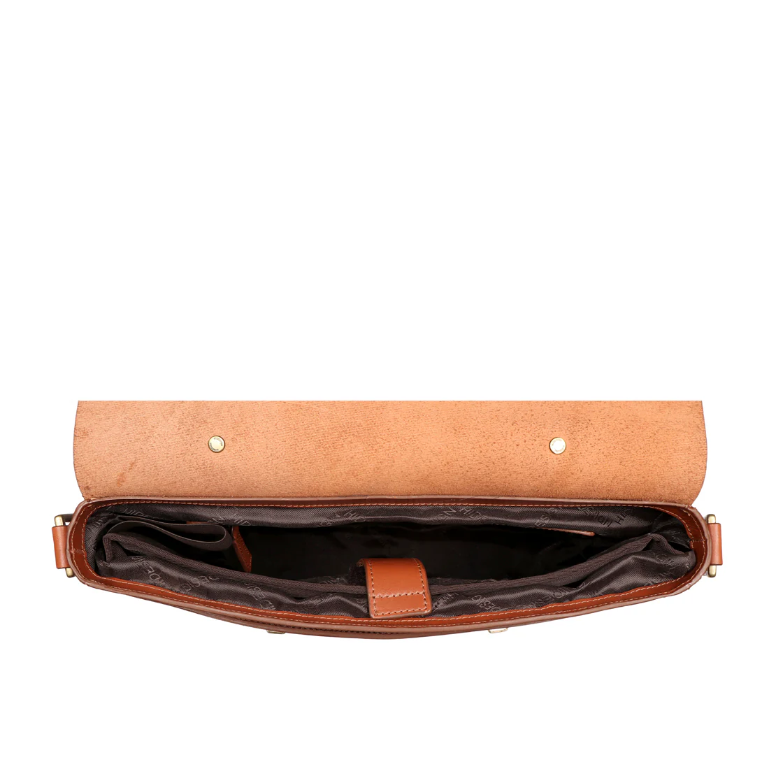 Russell 01 Tan Leather Briefcase - Image 4