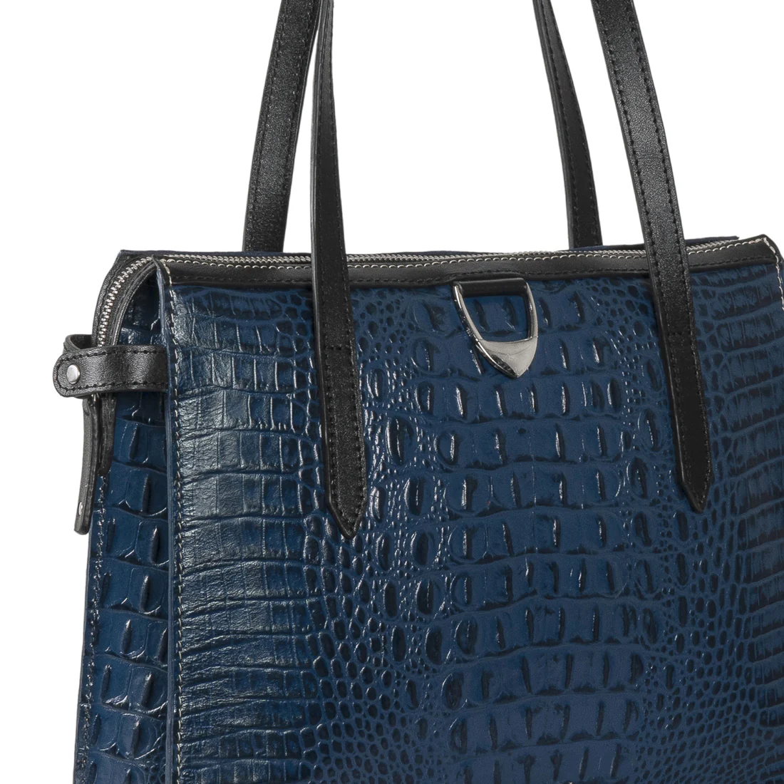 Sabrina 01 Blue Leather Shoulder Bag - Image 6