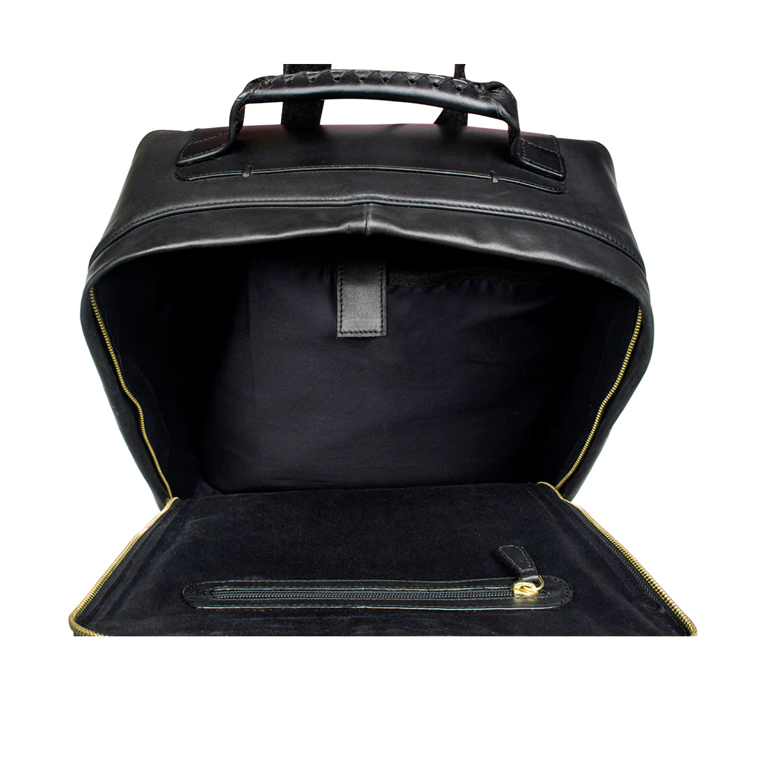 Sac A Dos Black Leather  Backpack - Image 4