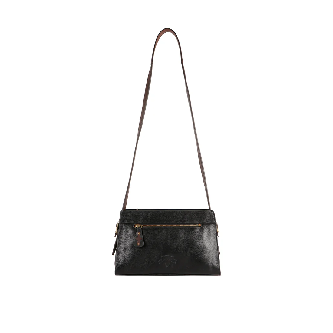 Sally Scull 02 Black Leather Sling Bag - Image 4