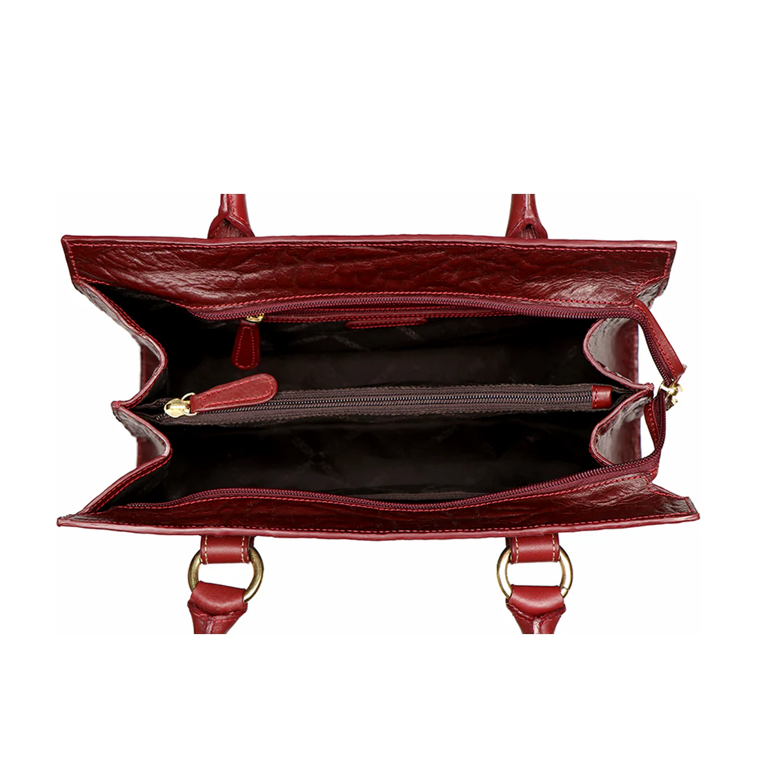 Samurai 02 Marsala Leather Tote Bag - Image 4