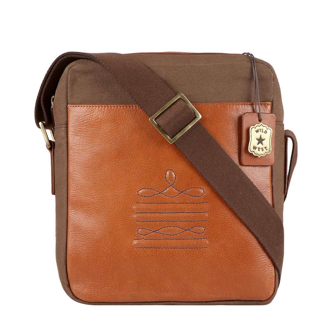 Santa Fe 02 Tan Leather Crossbody