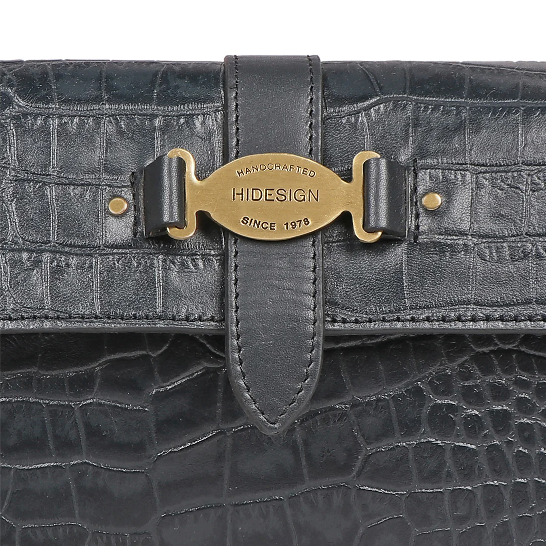 Santiago 01 Blue Leather Sling Bag - Image 4