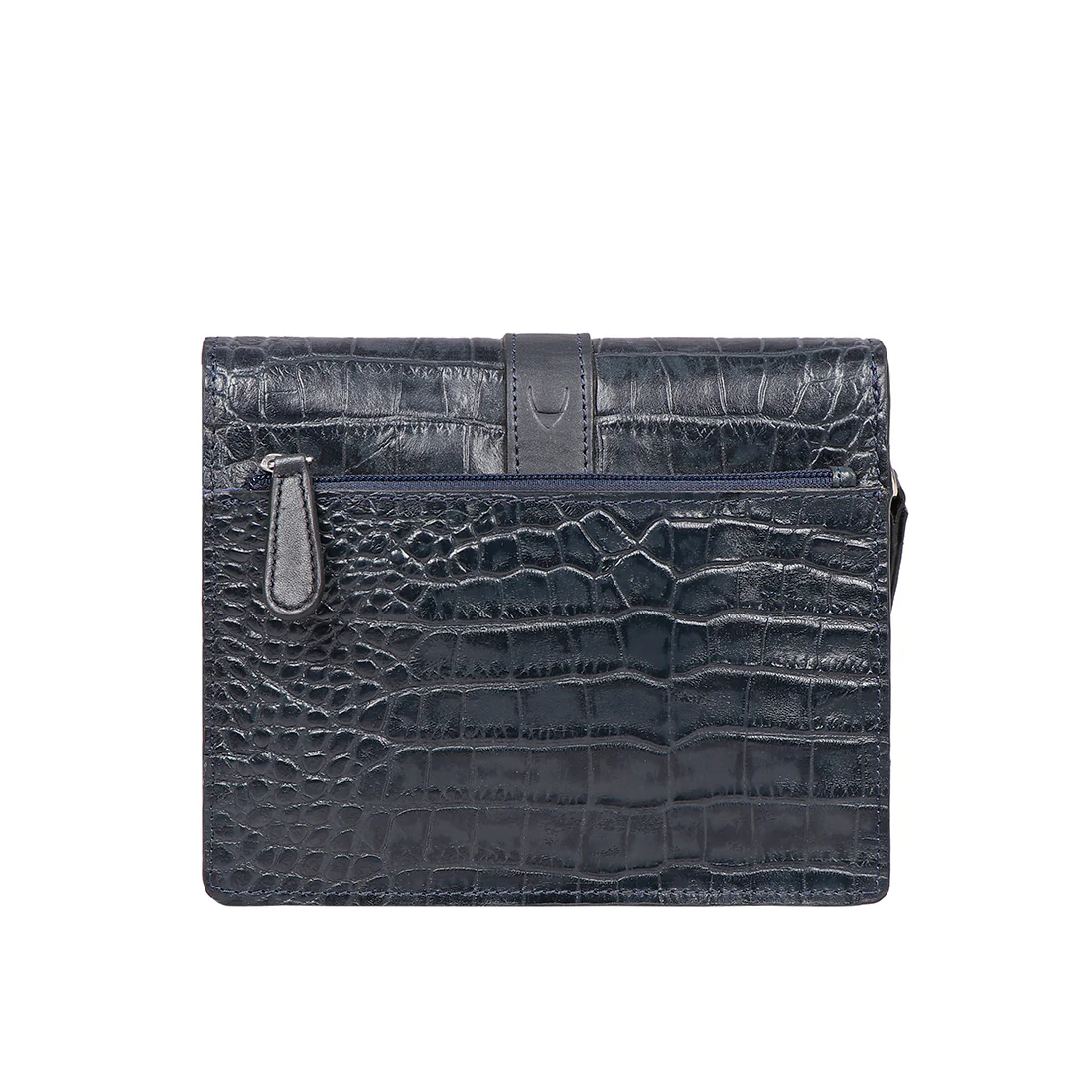Santiago 02 Blue Leather Sling Bag - Image 3