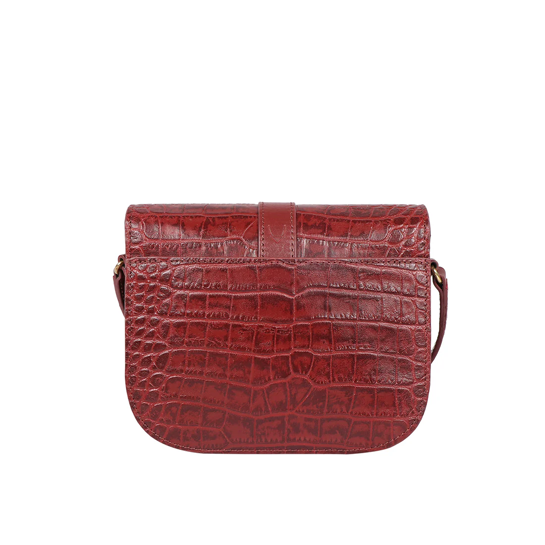 Santiago 03 Marsala Leather Sling Bag - Image 4