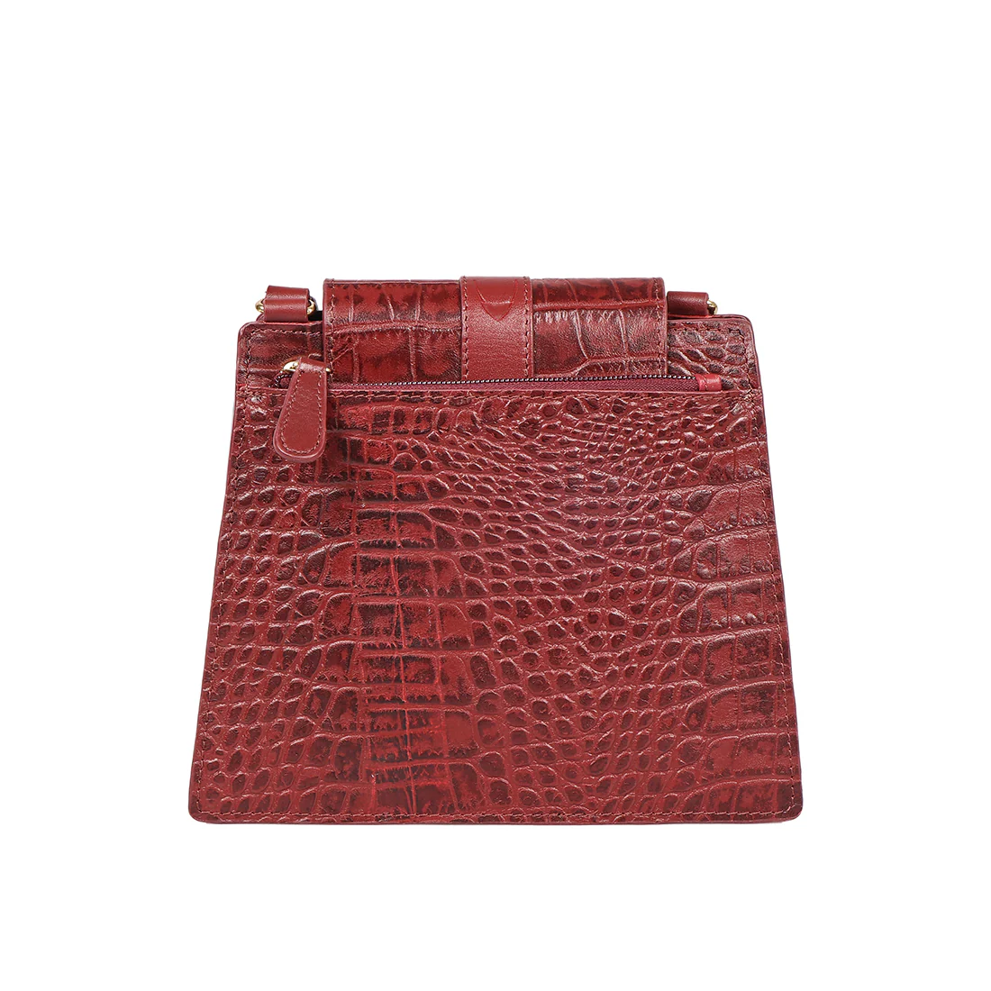 Santiago 04 Marsala Leather Sling Bag - Image 4