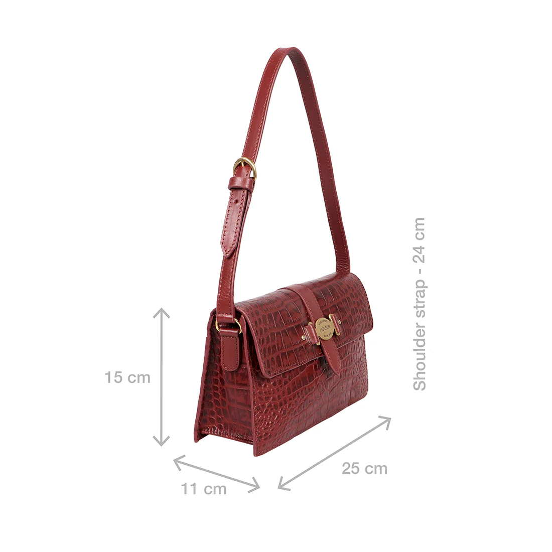 Santiago 05 Marsala Leather Baguette - Image 3