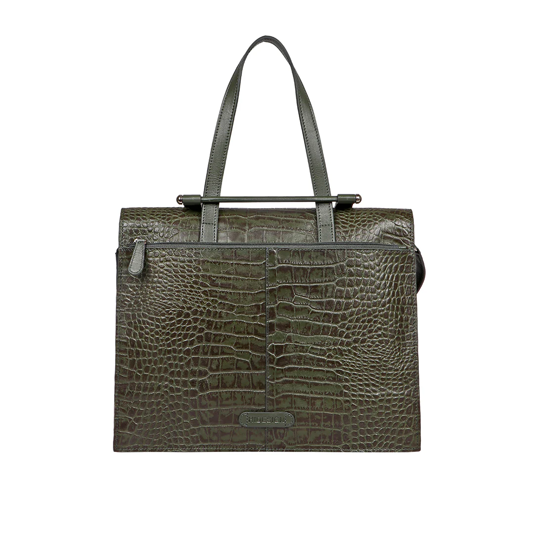 Santiago 07 Green Leather Shoulder Bag - Image 3