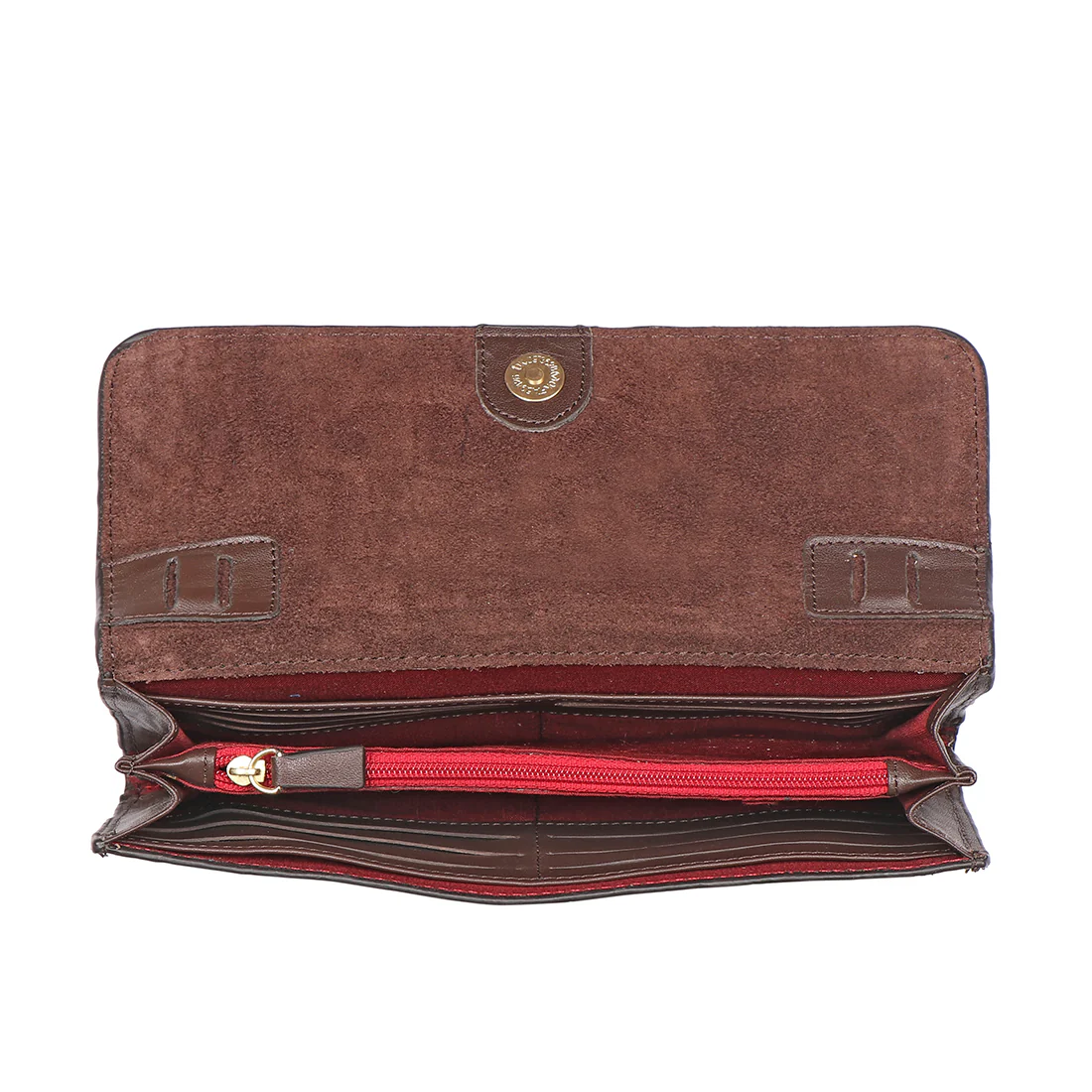 Santiago W2 Brown Leather Sling Wallet - Image 6