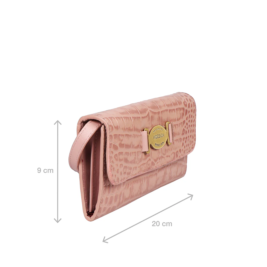 Santiago W2 Pink Leather Sling Wallet - Image 3